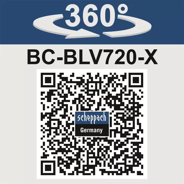 Aku vysavač/foukač 4v1 BC-BLV720-X - 20 V IXES (bez baterie a nabíječky) Scheppach