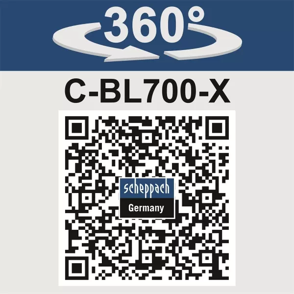 Aku zahradní fukar Scheppach C-BL700-X-SET S - 20V IXES