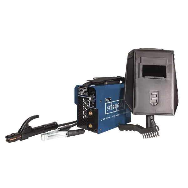 Svářecí invertor 120 A s příslušenstvím Scheppach WSE 870
