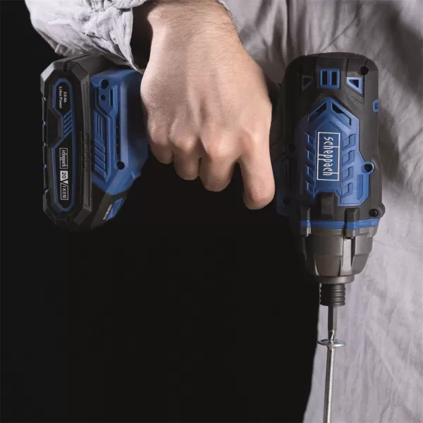 Aku rázový utahovák C-ID180-X - 20V IXES (bez baterie a nabíječky) Scheppach