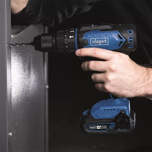 Aku vrtačka s příklepem C-CD45-X - 20V IXES (bez baterie a nabíječky) Scheppach