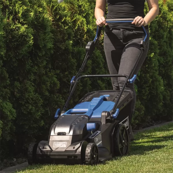 Aku sekačka Scheppach BC-MP430-X-SET XL2 - 2x 20 V IXES 4v1 s bezuhlíkovým motorem + 2x 4Ah baterie + nabíječk