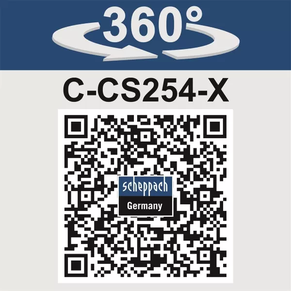 Aku řetězová pila C-CS254-X - 20 V IXES (bez baterie a nabíječky) Scheppach