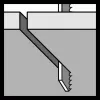 Pilový plátek pro kmitací pily T 118 GFS - Basic for Inox