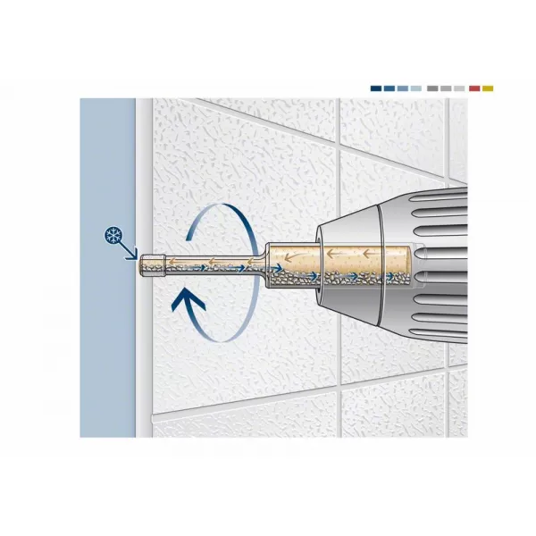 Sada diamantových vrtáků pro vrtání za sucha Robust Line Easy Dry Best for Ceramic