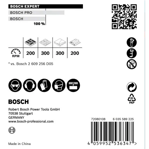Děrovka Bosch EXPERT Construction Material