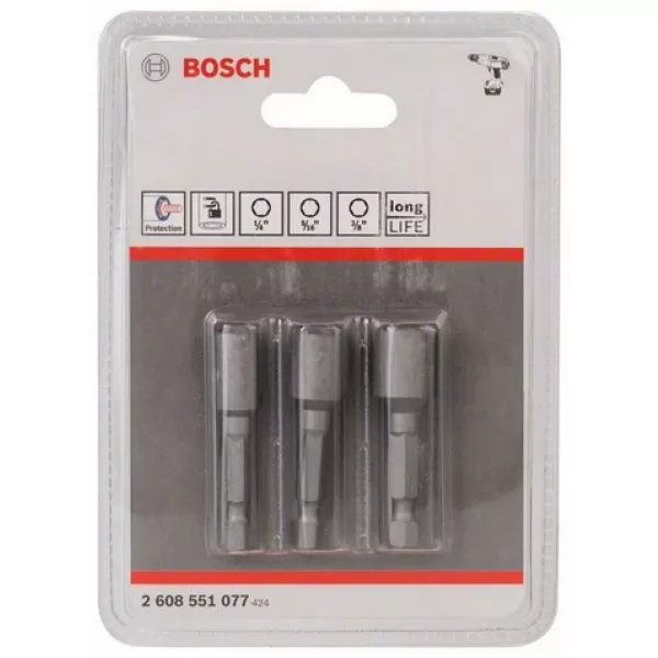 Sada nástrčných klíčů 3ks, Bosch