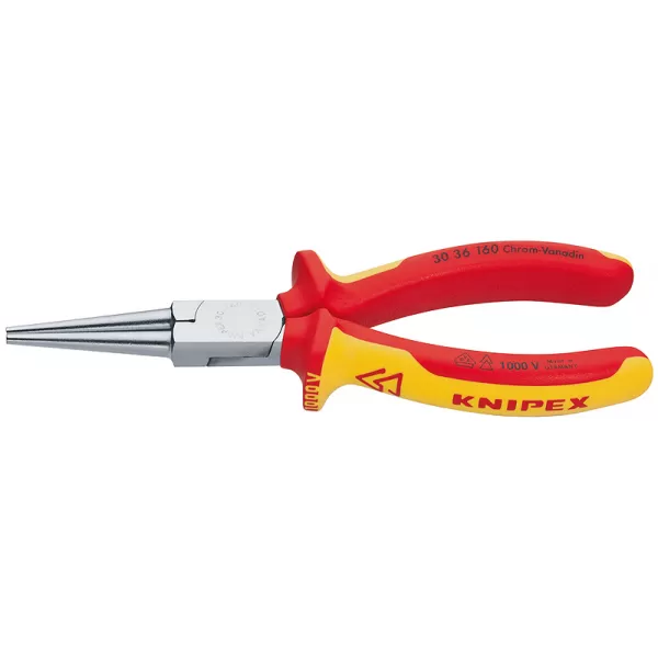 Kleště s kulatými prodlouženými čelistmi 1000V VDE, Knipex