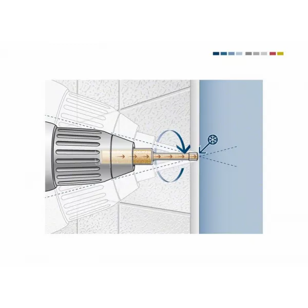 Sada diamantových vrtáků pro vrtání za sucha Robust Line Easy Dry Best for Ceramic