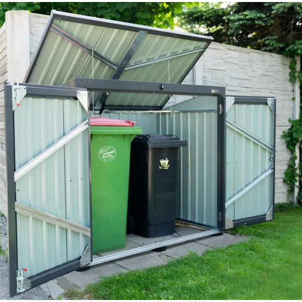 Kovový box na popelnice Zipper ZI-MTB2