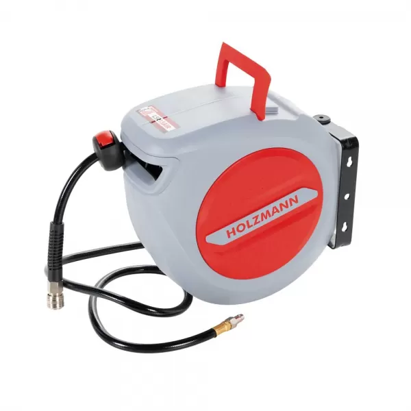 Samonavíjecí buben se vzduchovou hadicí 15 m Holzmann LSR15AIR