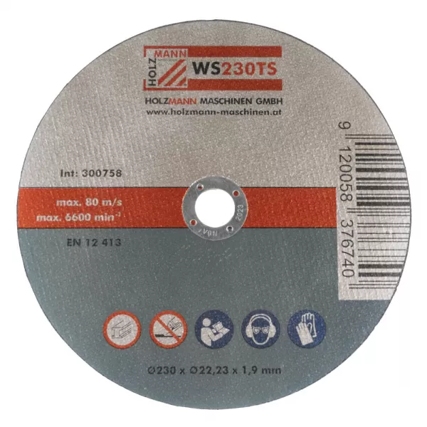 Kotouč řezný (10ks) 230*22,23 1,9mm Holzmann WS230TS