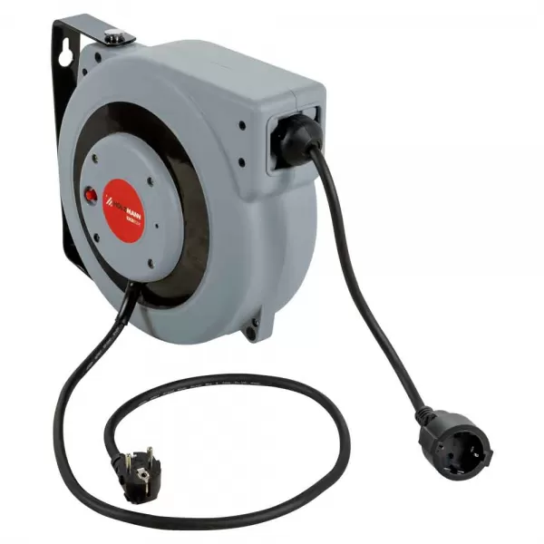 Samonavíjející buben s el. kabelem 15 m Holzmann EKR15M_230V