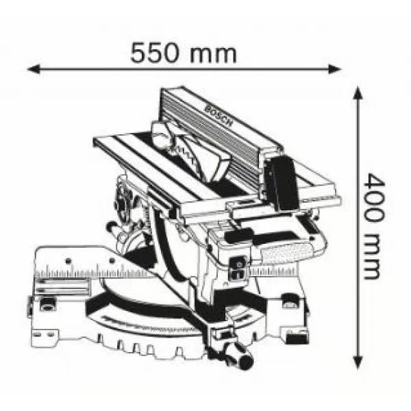 Kombinovaná pila Bosch GTM 12 JL Professional 0601B15001