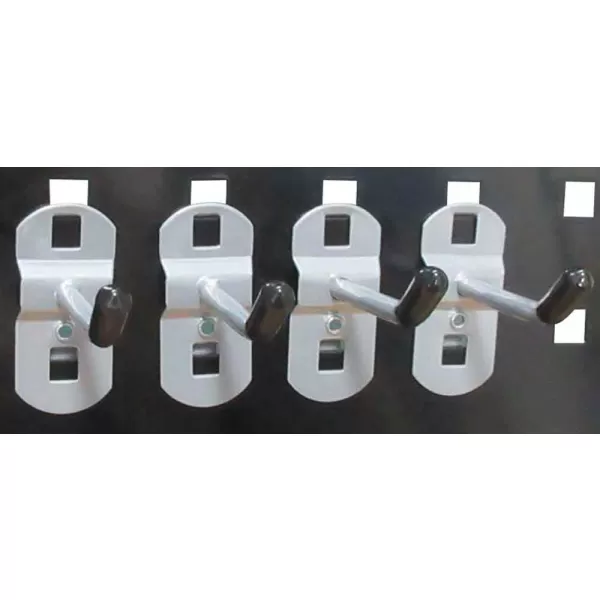 Jednoduchý hák pro perforovanou stěnu (10 Ks) Holzmann WESS13HOOK