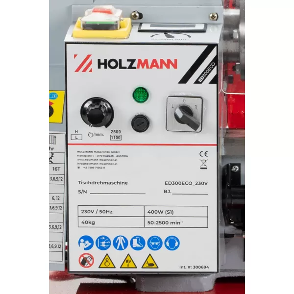 Stolní soustruh na kov Holzmann ED300ECO_230V