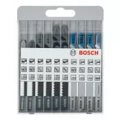 Sada pilových plátků Bosch, Basic for Metal and Wood,10ks 2607010630