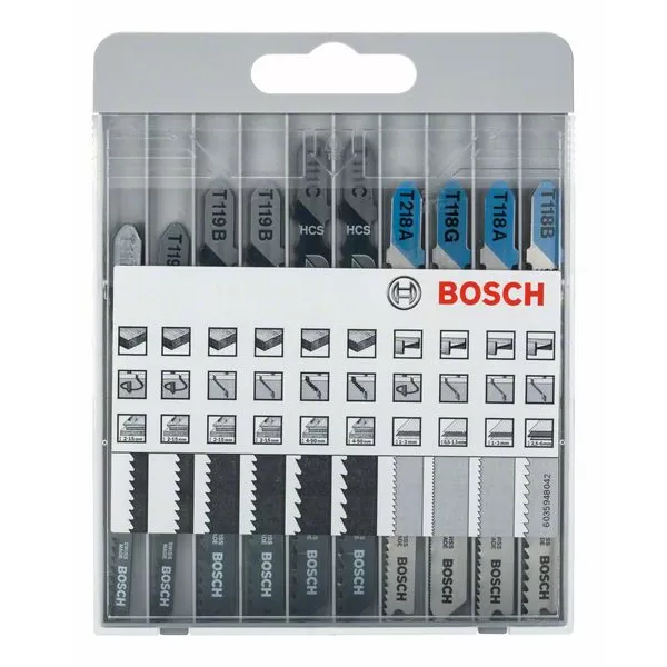 Sada pilových plátků Bosch, Basic for Metal and Wood,10ks 2607010630