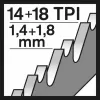 Pilový plátek do pily ocasky S 1126 BEF Heavy for Metal