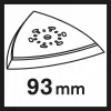 Brusná deska Bosch AVI 93 G