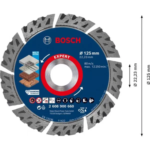 Kotouč diamantový Bosch, EXPERT MultiMaterial