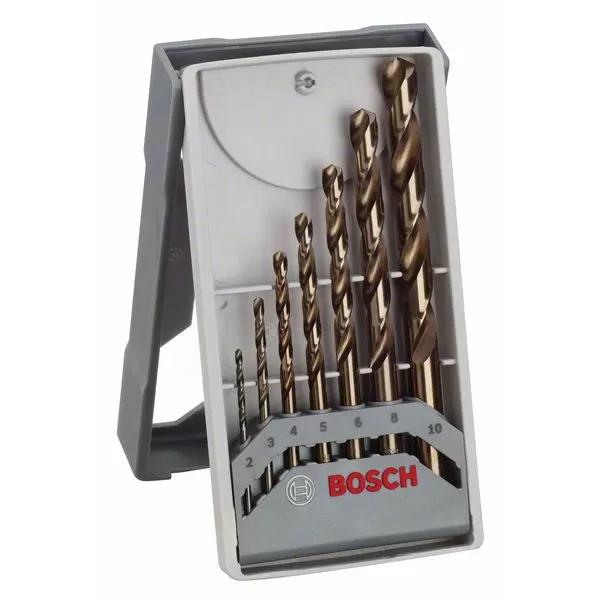 Sada vrtáků do kovu Bosch HSS-C Mini X-line /bal.7ks/