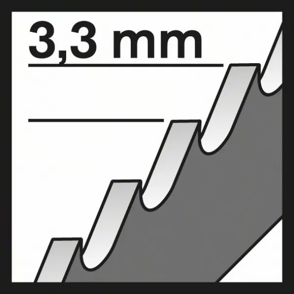 Pilový plátek do kmitací pily T 301 CHM Clean for SolidSurface