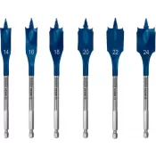 Sada plochých vrtáků EXPERT Self Cut Speed, Bosch, 6ks