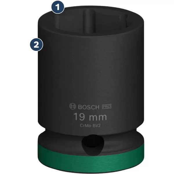 Sada nástrčných kovaných klíčů 1/2" 9ks Bosch