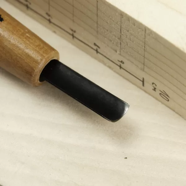 Japonské řezbářské mini-dláto MIKISYO Power Grip s hlubší U čepelí - 9 mm