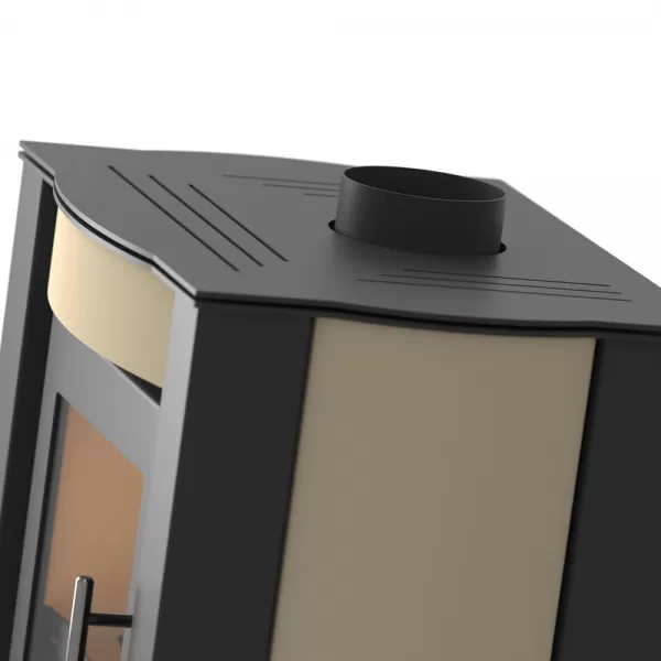 Krbová kamna FLAMINGO ® AMOS krémová