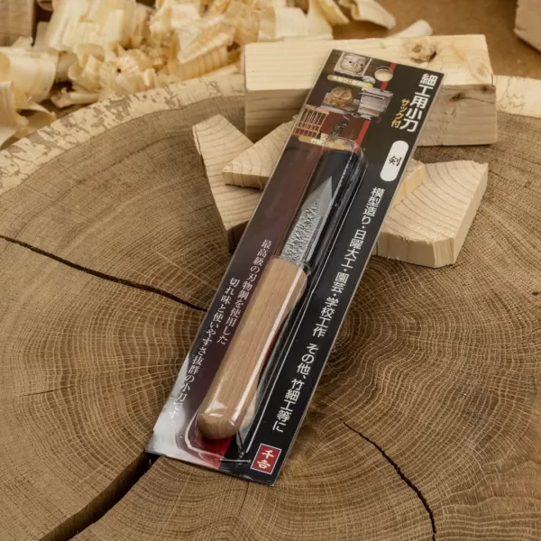 Japonský řezbářský dvoustranný nůž SENKICHI Kogatana