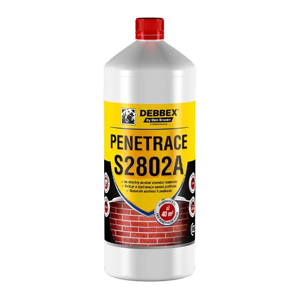 S2802A Penetrace stavebních podkladů 1 kg láhev mléčně bílá