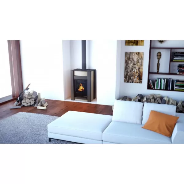 Krbová kamna AQUAFLAM VARIO ® KALMAR 11/7kW krémová