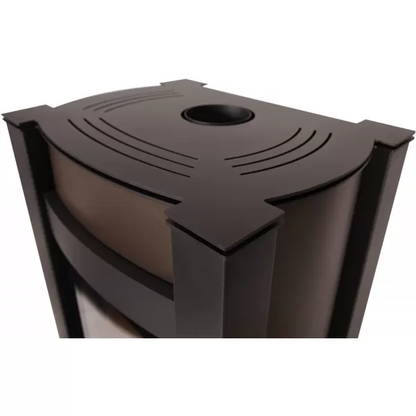 Krbová kamna AQUAFLAM VARIO ® KALMAR 11/7kW hnědá - sametová, elektronická regulace