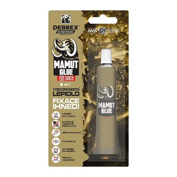 MAMUT GLUE High Tack 25 ml tuba v blistru bílá