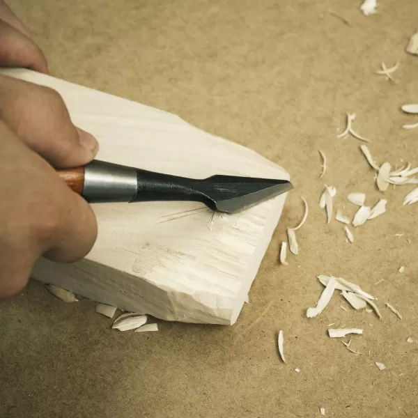 Japonské řezbářské dláto YOSHIHIRO s šikmou čepelí