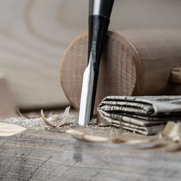 Japonské kulaté řezbářské dláto YOSHIHIRO Uchimaru Nomi - 9 mm