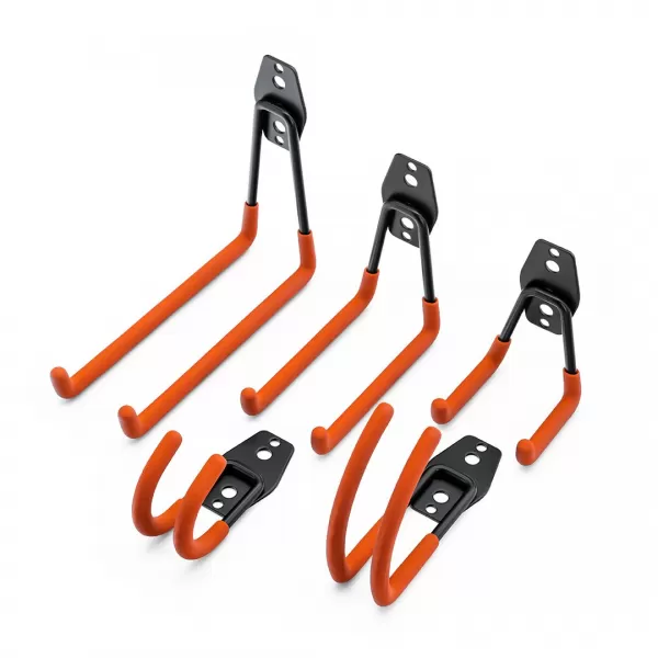 Ocelové háky na zeď CRAFTMAKER s pogumovaným povrchem - sada 12 ks