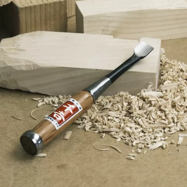 Japonské řezbářské dláto SENKICHI s lžícovitou čepelí - 15 mm