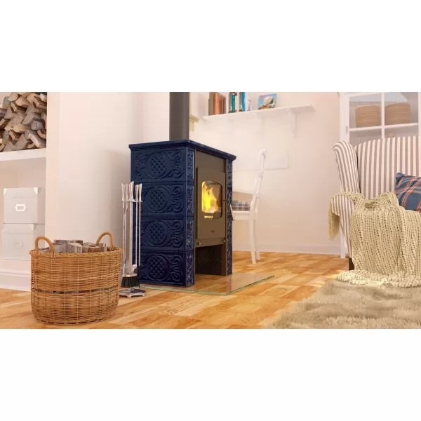 Kachlová kamna FLAMINGO ® BALI, kachle bílá