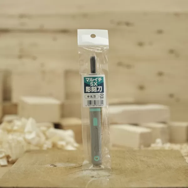 Japonské řezbářské mini-dláto MARUICHI s U čepelí - 7,5 mm