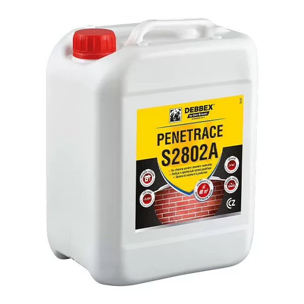 S2802A Penetrace stavebních podkladů 5 kg kanystr mléčně bílá