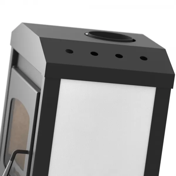 Krbová kamna FLAMINGO ® VEGA dlažba Bílá