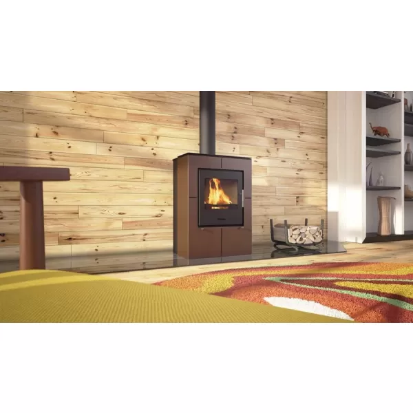 Krbová kamna FLAMINGO ® EVENES hnědá - sametová