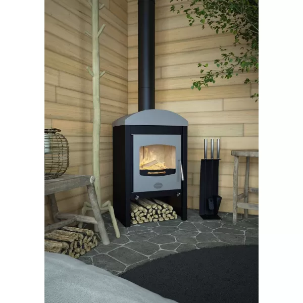 Krbová kamna FLAMINGO ® STAVANGER černá