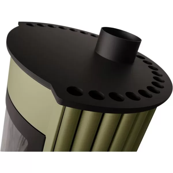 Krbová kamna MASTERFLAMME ® Medie II, olivová