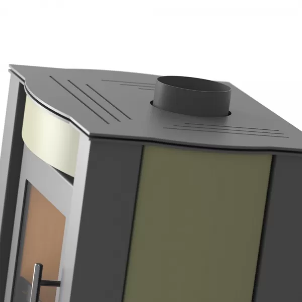 Krbová kamna FLAMINGO ® AMOS olivová