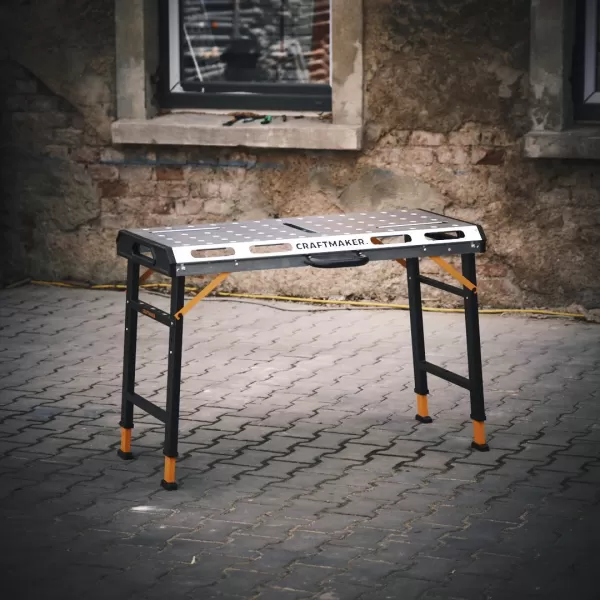 Kovový skládací pracovní stůl CRAFTMAKER SteelBench S110