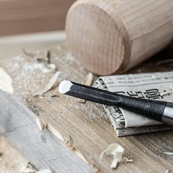 Japonské řezbářské dláto YOSHIHIRO Tataki Sotomaru – 9 mm